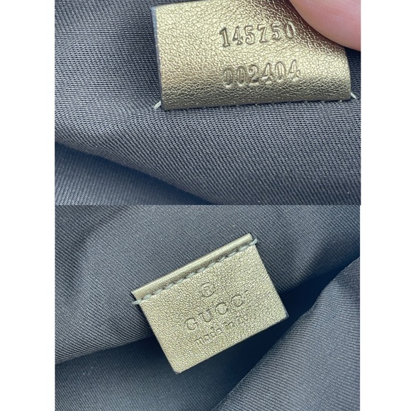 Gucci Brown GG Canvas Baguette cloth monogram brown handbag womens - Picture 7 of 10